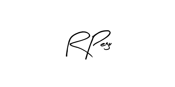 The best way (Arty Signature) to make a short signature is to pick only two or three words in your name. The name R Pegu include a total of six letters. For converting this name. R Pegu signature style 8 images and pictures png