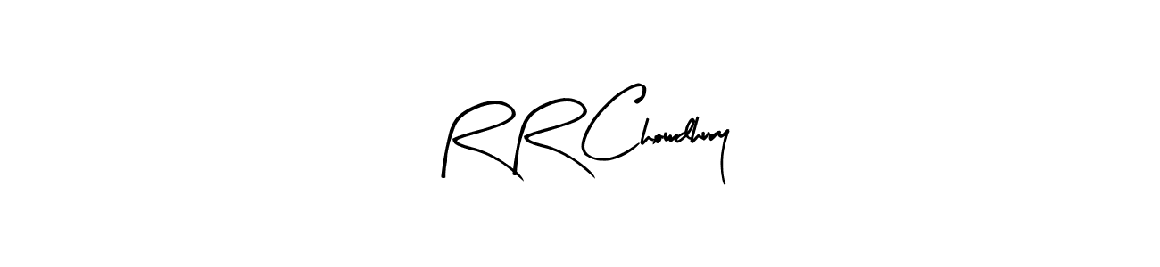 Also You can easily find your signature by using the search form. We will create R R Chowdhury name handwritten signature images for you free of cost using Arty Signature sign style. R R Chowdhury signature style 8 images and pictures png