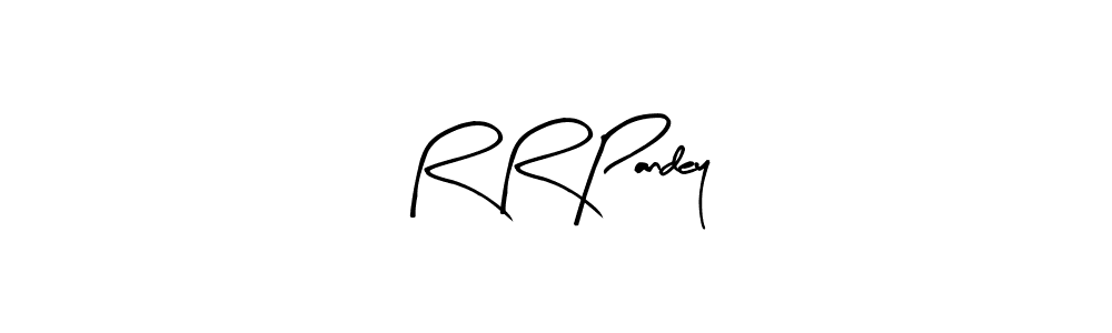 Create a beautiful signature design for name R R Pandey. With this signature (Arty Signature) fonts, you can make a handwritten signature for free. R R Pandey signature style 8 images and pictures png