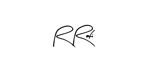 Create a beautiful signature design for name R Rafi. With this signature (Arty Signature) fonts, you can make a handwritten signature for free. R Rafi signature style 8 images and pictures png