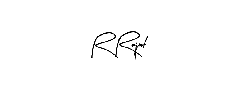 Similarly Arty Signature is the best handwritten signature design. Signature creator online .You can use it as an online autograph creator for name R Rajput. R Rajput signature style 8 images and pictures png
