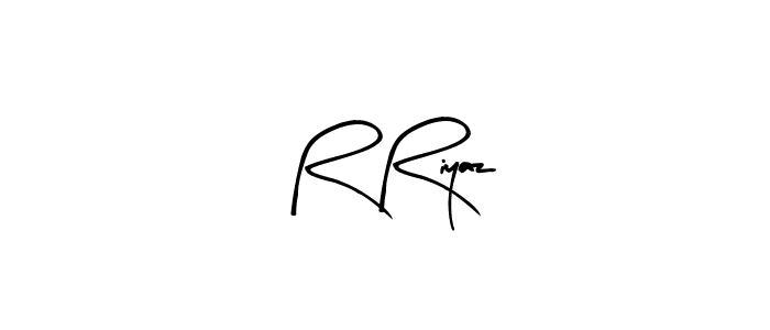 Make a beautiful signature design for name R Riyaz. With this signature (Arty Signature) style, you can create a handwritten signature for free. R Riyaz signature style 8 images and pictures png
