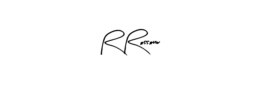 Also we have R Rossouw name is the best signature style. Create professional handwritten signature collection using Arty Signature autograph style. R Rossouw signature style 8 images and pictures png