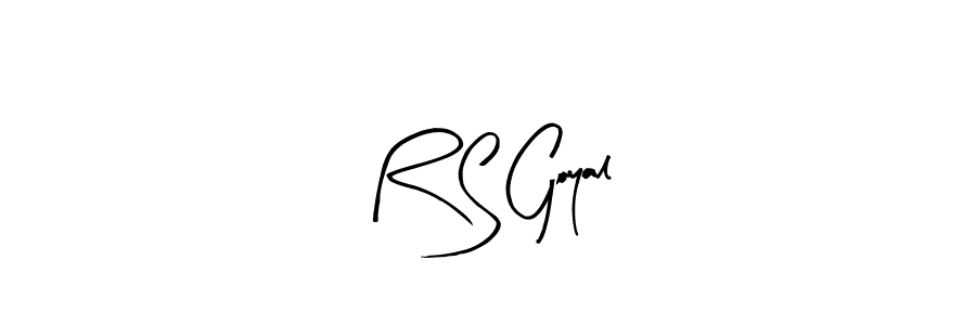 How to Draw R S Goyal signature style? Arty Signature is a latest design signature styles for name R S Goyal. R S Goyal signature style 8 images and pictures png