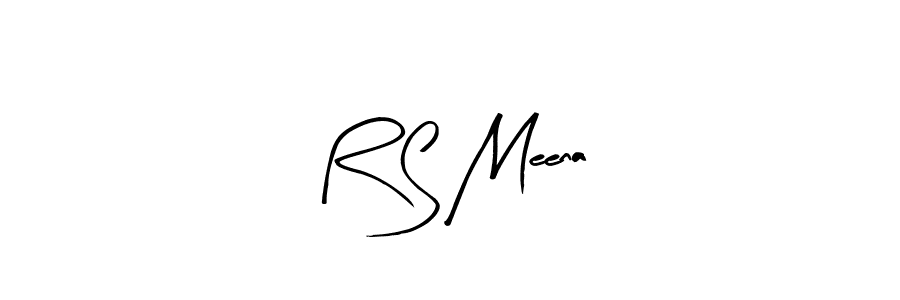 How to make R S Meena signature? Arty Signature is a professional autograph style. Create handwritten signature for R S Meena name. R S Meena signature style 8 images and pictures png