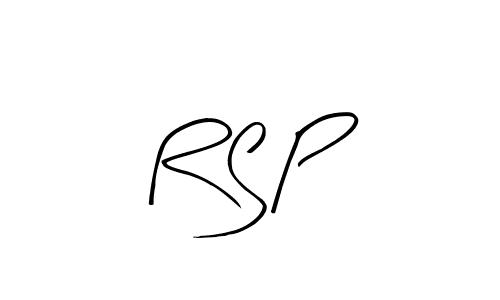 Create a beautiful signature design for name R S P. With this signature (Arty Signature) fonts, you can make a handwritten signature for free. R S P signature style 8 images and pictures png