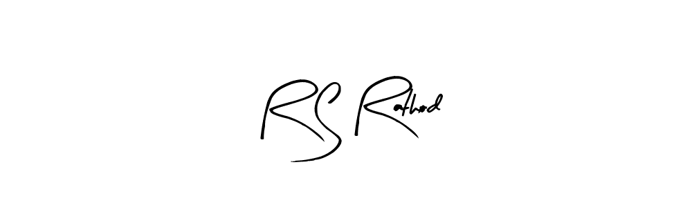 Create a beautiful signature design for name R S Rathod. With this signature (Arty Signature) fonts, you can make a handwritten signature for free. R S Rathod signature style 8 images and pictures png