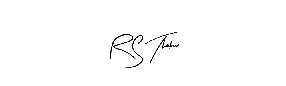 Similarly Arty Signature is the best handwritten signature design. Signature creator online .You can use it as an online autograph creator for name R S Thakur. R S Thakur signature style 8 images and pictures png