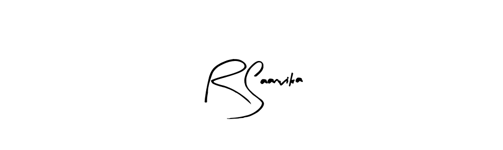 This is the best signature style for the R Saanvika name. Also you like these signature font (Arty Signature). Mix name signature. R Saanvika signature style 8 images and pictures png