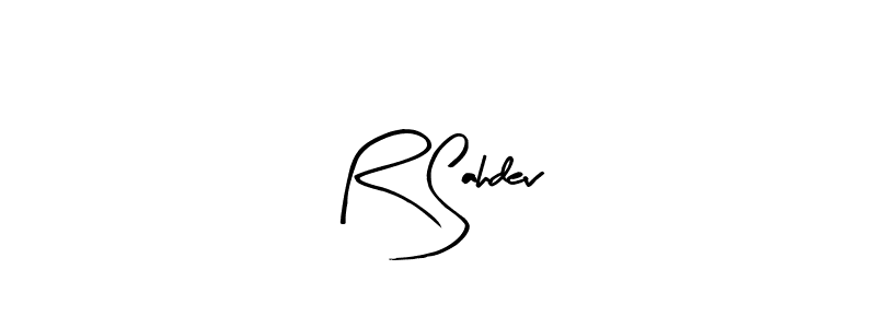 Also we have R Sahdev name is the best signature style. Create professional handwritten signature collection using Arty Signature autograph style. R Sahdev signature style 8 images and pictures png