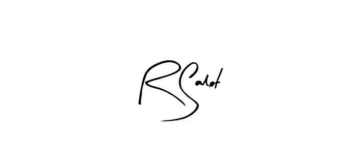 R Salot stylish signature style. Best Handwritten Sign (Arty Signature) for my name. Handwritten Signature Collection Ideas for my name R Salot. R Salot signature style 8 images and pictures png