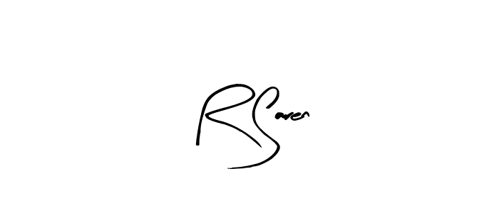 Make a beautiful signature design for name R Saren. Use this online signature maker to create a handwritten signature for free. R Saren signature style 8 images and pictures png