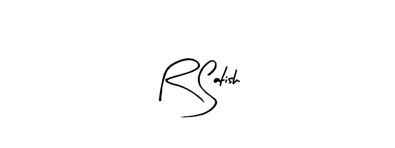 Also You can easily find your signature by using the search form. We will create R Satish name handwritten signature images for you free of cost using Arty Signature sign style. R Satish signature style 8 images and pictures png