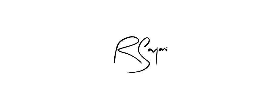 Make a beautiful signature design for name R Savjani. Use this online signature maker to create a handwritten signature for free. R Savjani signature style 8 images and pictures png