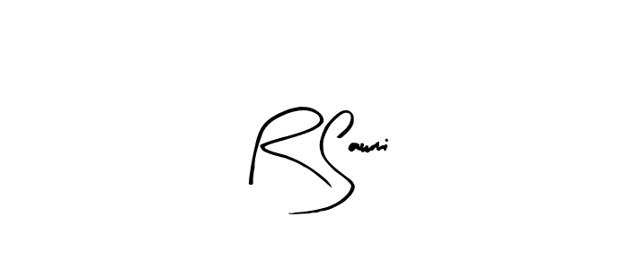 Create a beautiful signature design for name R Sawmi. With this signature (Arty Signature) fonts, you can make a handwritten signature for free. R Sawmi signature style 8 images and pictures png