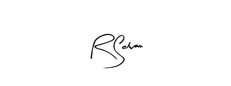 Design your own signature with our free online signature maker. With this signature software, you can create a handwritten (Arty Signature) signature for name R Selvam. R Selvam signature style 8 images and pictures png