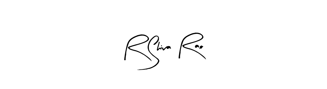 Make a beautiful signature design for name R Shiva Rao. With this signature (Arty Signature) style, you can create a handwritten signature for free. R Shiva Rao signature style 8 images and pictures png