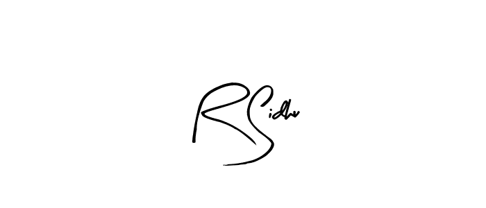 Similarly Arty Signature is the best handwritten signature design. Signature creator online .You can use it as an online autograph creator for name R Sidhu. R Sidhu signature style 8 images and pictures png