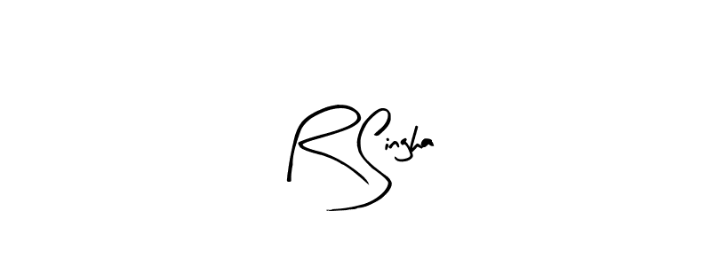 if you are searching for the best signature style for your name R Singha. so please give up your signature search. here we have designed multiple signature styles  using Arty Signature. R Singha signature style 8 images and pictures png