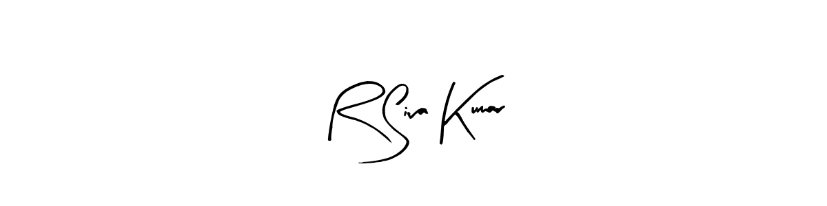 Make a beautiful signature design for name R Siva Kumar. Use this online signature maker to create a handwritten signature for free. R Siva Kumar signature style 8 images and pictures png