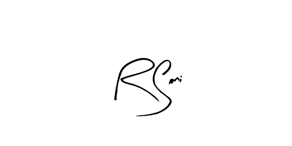 Once you've used our free online signature maker to create your best signature Arty Signature style, it's time to enjoy all of the benefits that R Soni name signing documents. R Soni signature style 8 images and pictures png