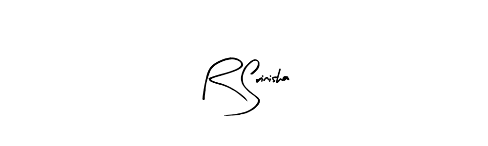 Use a signature maker to create a handwritten signature online. With this signature software, you can design (Arty Signature) your own signature for name R Srinisha. R Srinisha signature style 8 images and pictures png