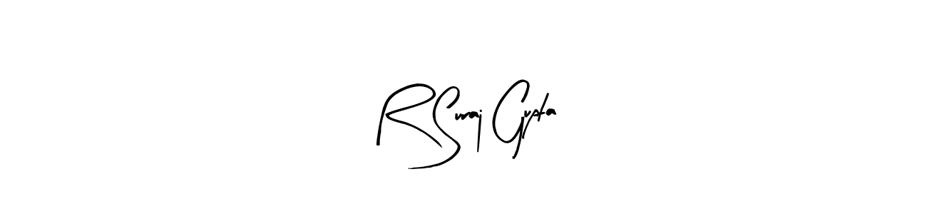 How to make R Suraj Gupta signature? Arty Signature is a professional autograph style. Create handwritten signature for R Suraj Gupta name. R Suraj Gupta signature style 8 images and pictures png