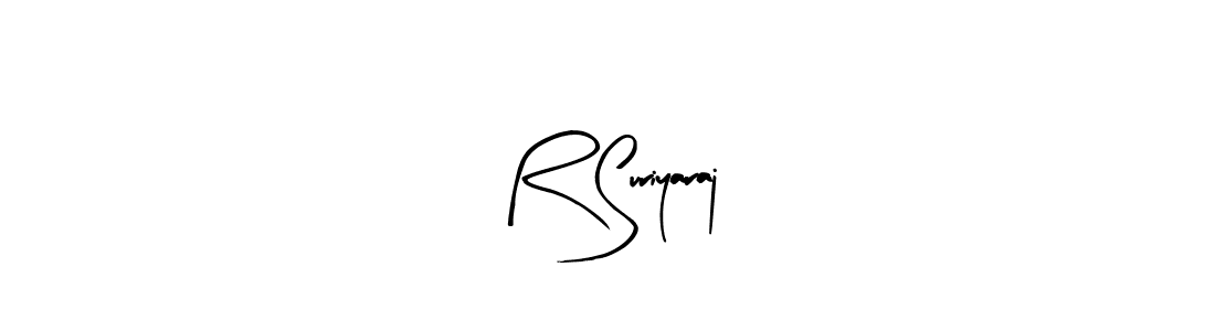 Here are the top 10 professional signature styles for the name R Suriyaraj. These are the best autograph styles you can use for your name. R Suriyaraj signature style 8 images and pictures png