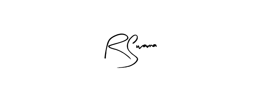 Here are the top 10 professional signature styles for the name R Suvarna. These are the best autograph styles you can use for your name. R Suvarna signature style 8 images and pictures png