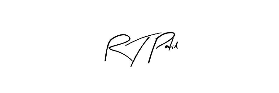 Make a beautiful signature design for name R T Patil. Use this online signature maker to create a handwritten signature for free. R T Patil signature style 8 images and pictures png