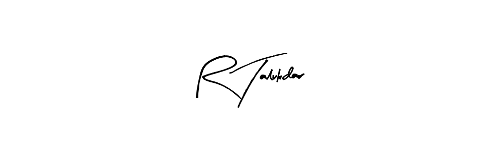 This is the best signature style for the R Talukdar name. Also you like these signature font (Arty Signature). Mix name signature. R Talukdar signature style 8 images and pictures png