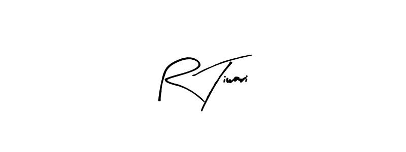 You should practise on your own different ways (Arty Signature) to write your name (R Tiwari) in signature. don't let someone else do it for you. R Tiwari signature style 8 images and pictures png