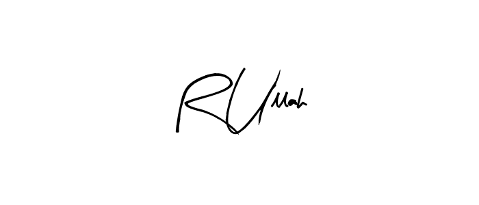 It looks lik you need a new signature style for name R Ullah. Design unique handwritten (Arty Signature) signature with our free signature maker in just a few clicks. R Ullah signature style 8 images and pictures png