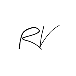 How to make R V signature? Arty Signature is a professional autograph style. Create handwritten signature for R V name. R V signature style 8 images and pictures png