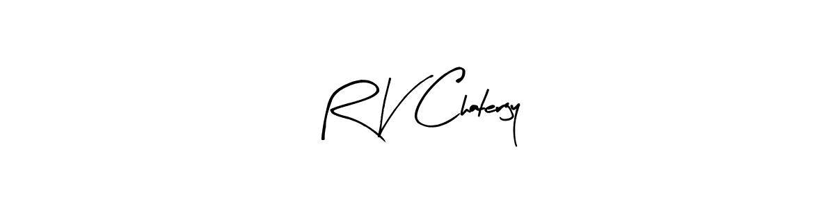 Use a signature maker to create a handwritten signature online. With this signature software, you can design (Arty Signature) your own signature for name R V Chatergy. R V Chatergy signature style 8 images and pictures png