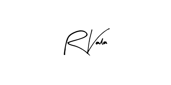 Make a beautiful signature design for name R Vala. With this signature (Arty Signature) style, you can create a handwritten signature for free. R Vala signature style 8 images and pictures png