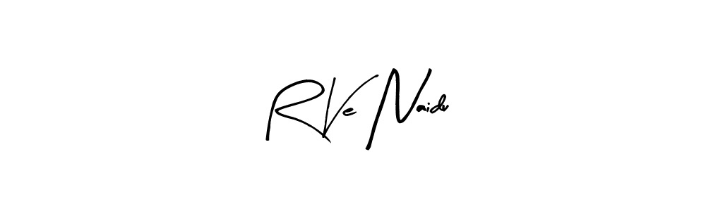 Use a signature maker to create a handwritten signature online. With this signature software, you can design (Arty Signature) your own signature for name R Ve Naidu. R Ve Naidu signature style 8 images and pictures png