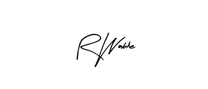 Best and Professional Signature Style for R Wable. Arty Signature Best Signature Style Collection. R Wable signature style 8 images and pictures png