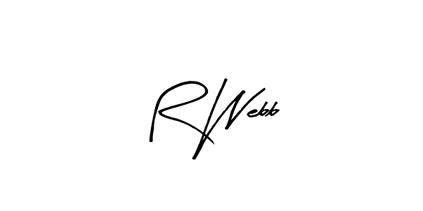 R Webb stylish signature style. Best Handwritten Sign (Arty Signature) for my name. Handwritten Signature Collection Ideas for my name R Webb. R Webb signature style 8 images and pictures png