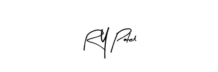 R Y Patel stylish signature style. Best Handwritten Sign (Arty Signature) for my name. Handwritten Signature Collection Ideas for my name R Y Patel. R Y Patel signature style 8 images and pictures png