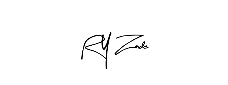 Similarly Arty Signature is the best handwritten signature design. Signature creator online .You can use it as an online autograph creator for name R Y Zade. R Y Zade signature style 8 images and pictures png