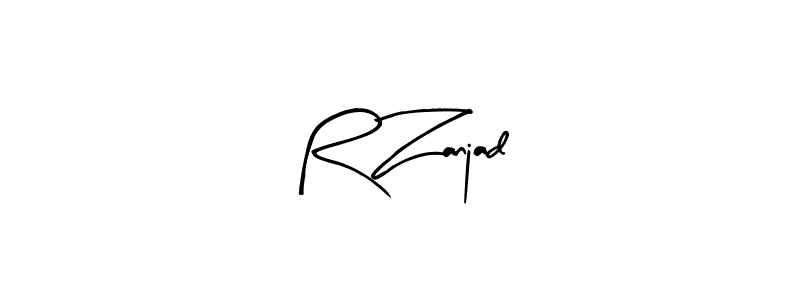 How to Draw R Zanjad signature style? Arty Signature is a latest design signature styles for name R Zanjad. R Zanjad signature style 8 images and pictures png