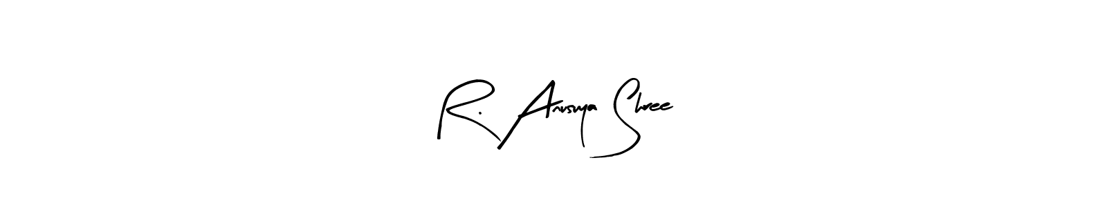 Make a beautiful signature design for name R. Anusuya Shree. Use this online signature maker to create a handwritten signature for free. R. Anusuya Shree signature style 8 images and pictures png
