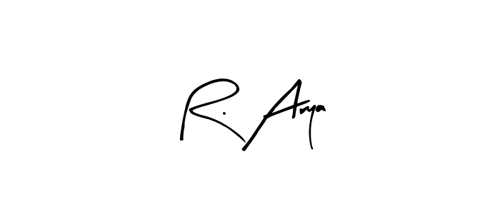 You can use this online signature creator to create a handwritten signature for the name R. Arya. This is the best online autograph maker. R. Arya signature style 8 images and pictures png