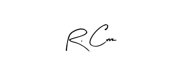 Make a beautiful signature design for name R. Cruz. With this signature (Arty Signature) style, you can create a handwritten signature for free. R. Cruz signature style 8 images and pictures png