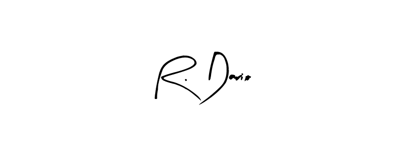 Design your own signature with our free online signature maker. With this signature software, you can create a handwritten (Arty Signature) signature for name R. Dario. R. Dario signature style 8 images and pictures png