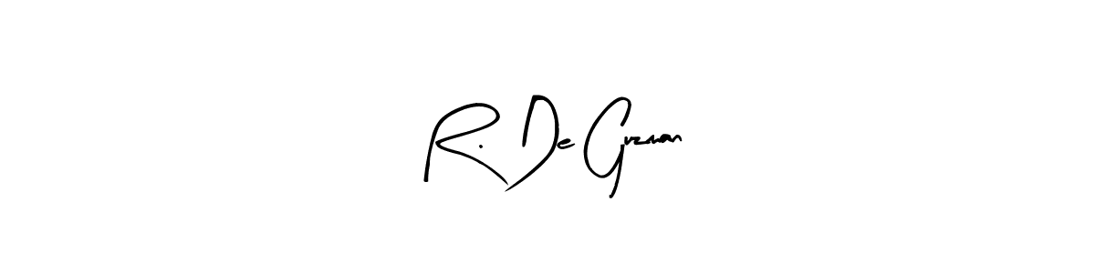 Use a signature maker to create a handwritten signature online. With this signature software, you can design (Arty Signature) your own signature for name R. De Guzman. R. De Guzman signature style 8 images and pictures png