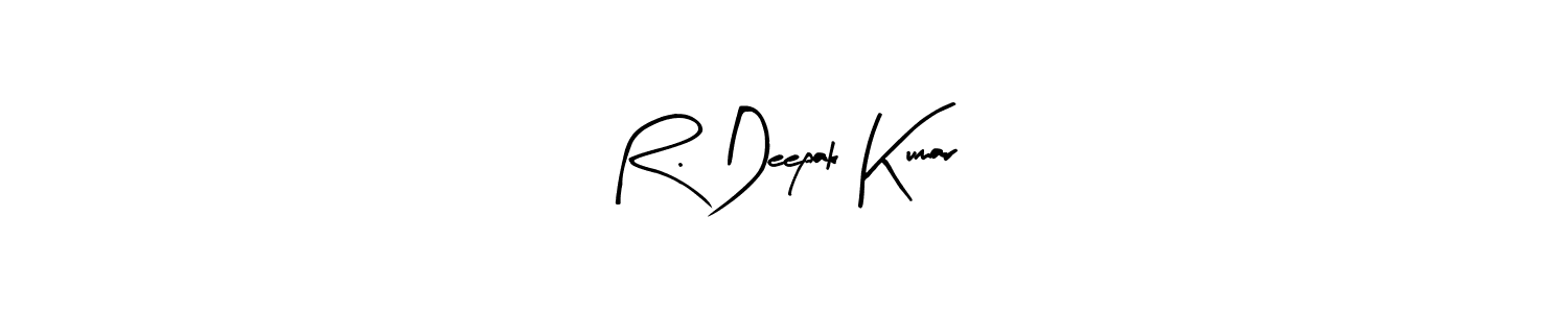 Use a signature maker to create a handwritten signature online. With this signature software, you can design (Arty Signature) your own signature for name R. Deepak Kumar. R. Deepak Kumar signature style 8 images and pictures png