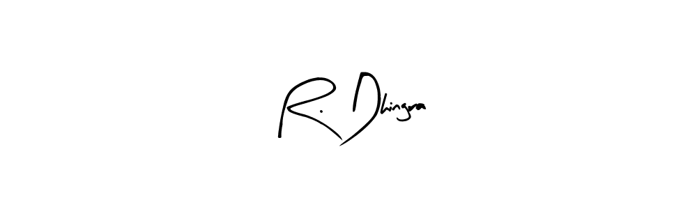 Design your own signature with our free online signature maker. With this signature software, you can create a handwritten (Arty Signature) signature for name R. Dhingra. R. Dhingra signature style 8 images and pictures png