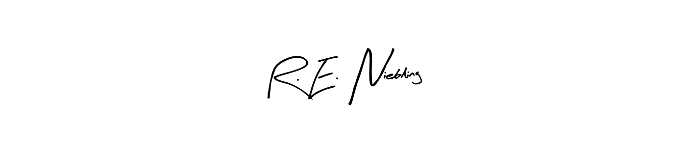 Similarly Arty Signature is the best handwritten signature design. Signature creator online .You can use it as an online autograph creator for name R. E. Niebling. R. E. Niebling signature style 8 images and pictures png